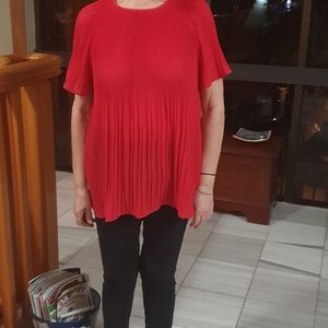 Michael Kors red blouse